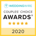 WeddingWire badge for Couples choice awards in 2020